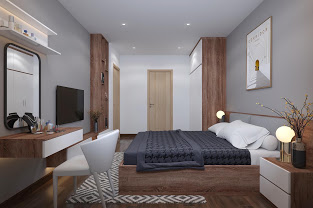 Nội, ngoại thất: Thiết kế nội thất chung cư 3 phòng ngủ hiện đại sang trọng A12