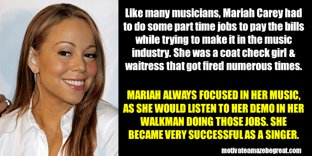 Success Stories From Famous People Who Failed Before Succeeding: Mariah Carey