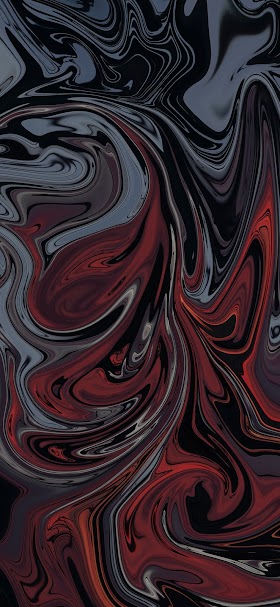 Cool dark gray and dark red abstract painting wallpaper
