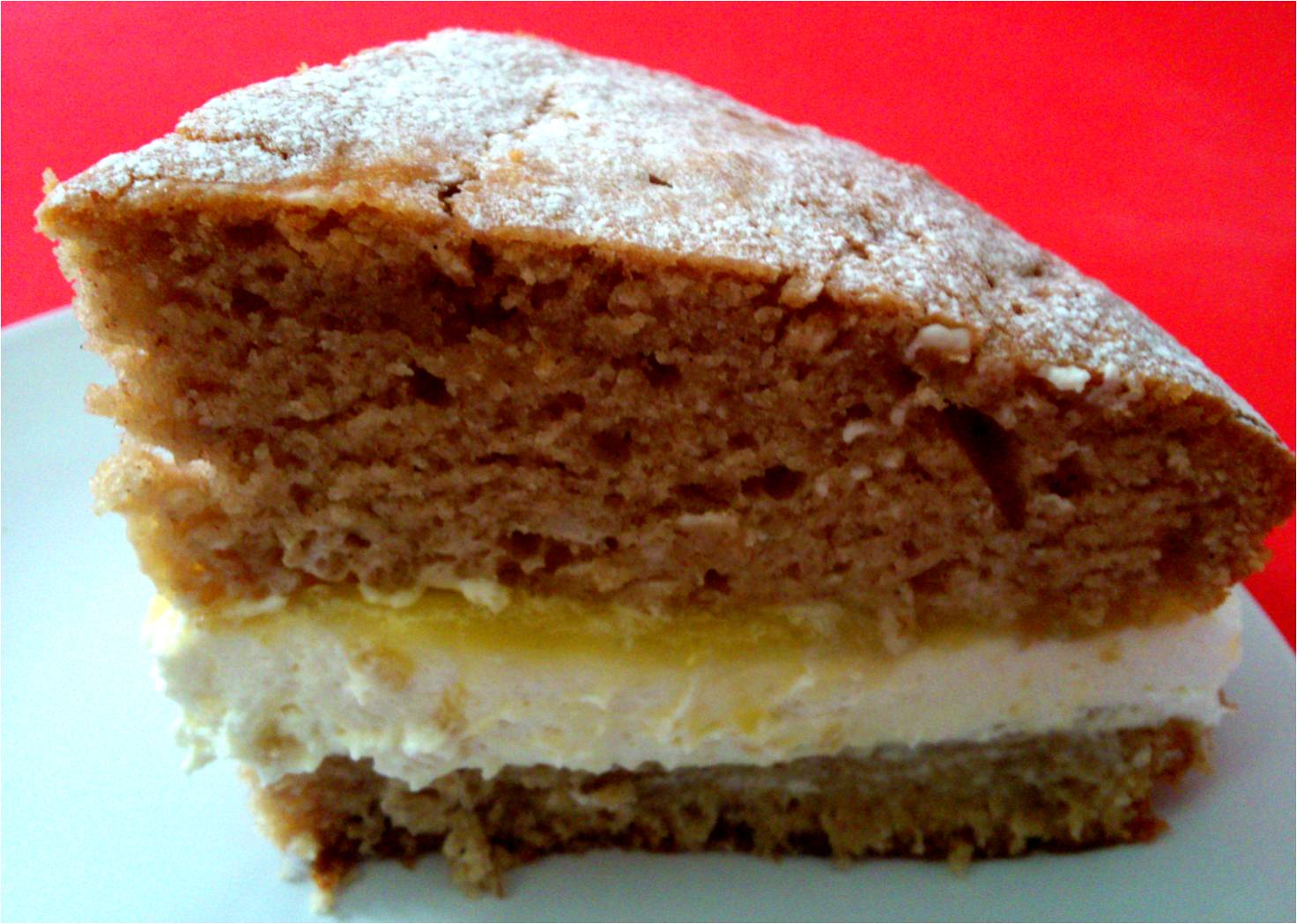 Banana Cake with Lemon Curd Filling Utterly Scrummy Food