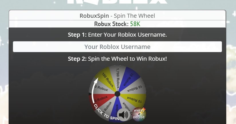 Robux Spin Wheel For Roblox App