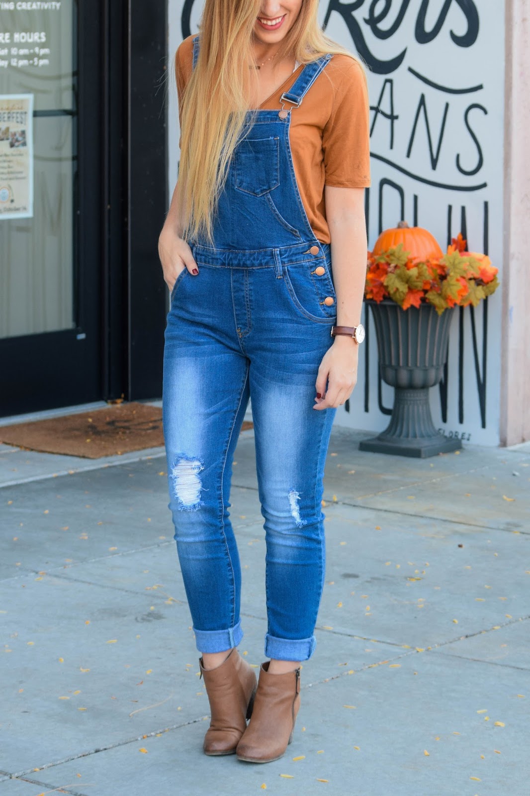 Overalls for Fall Falling for Autumn