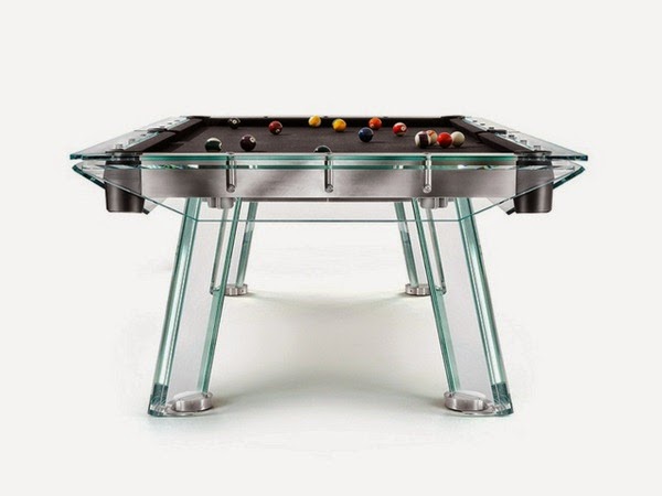 Billiards table crystal provides the ultimate in gaming fun