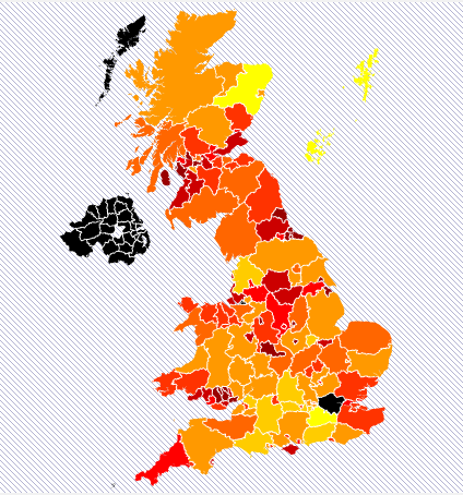 Knowledge is porridge: A map of UK unemployment