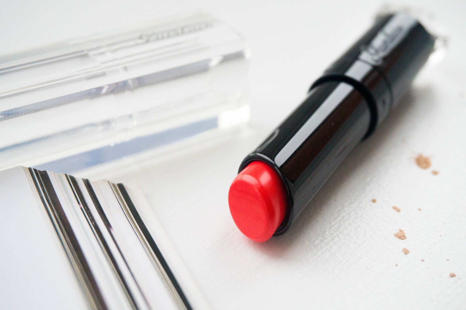 A Super Natural Spring Makeup Edit A Super Natural Spring Makeup Edit, Guerlain La Petit Robe Noir Lipstick, Claudia Louch Mineral Loose Powder