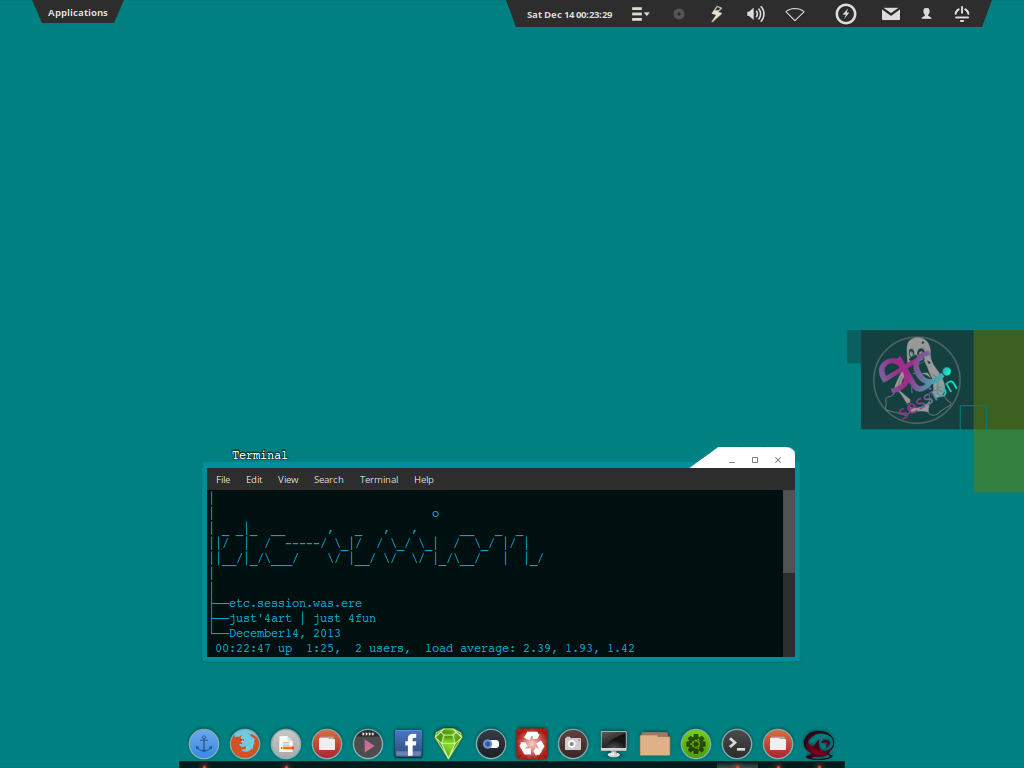 Terminal session. Numix Ubuntu. Numix обои.