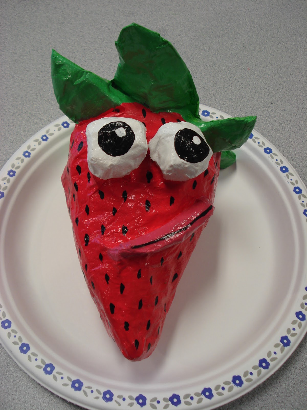 a faithful attempt Papiermâché "Foods with Moods"