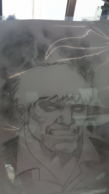 Mike Grell Solomon Grundy commission. Photo credit: Mark Belkin