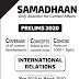 Baliyans Samadhaan Prelims 2020 International Relations Current Affairs pdf in English