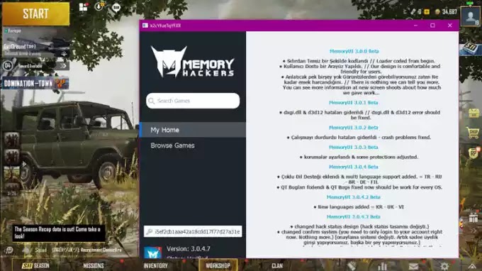 PUBG Hack Download Memory Loader For PC Emulator - Season 11