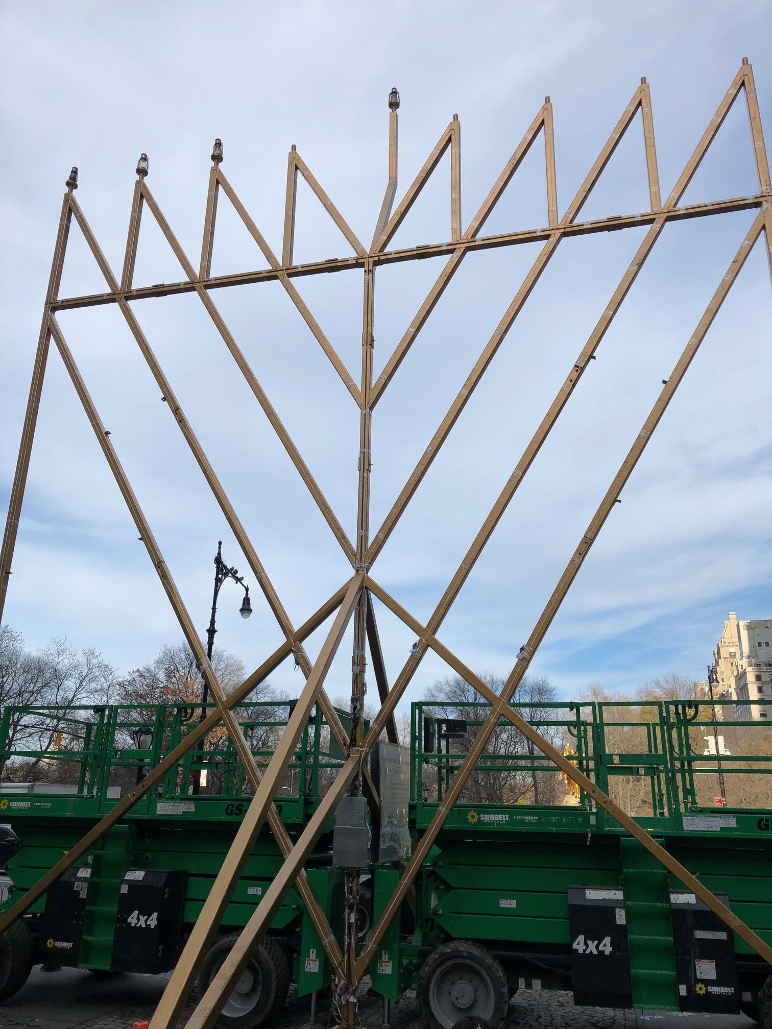 Bruce's Journal Saw the World's Largest Menorah as we visited the