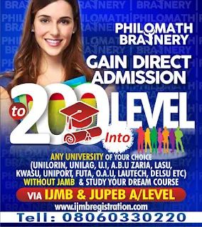 IJMB/JUPEB 200 Level Direct Admission Without JAMB (UTME)