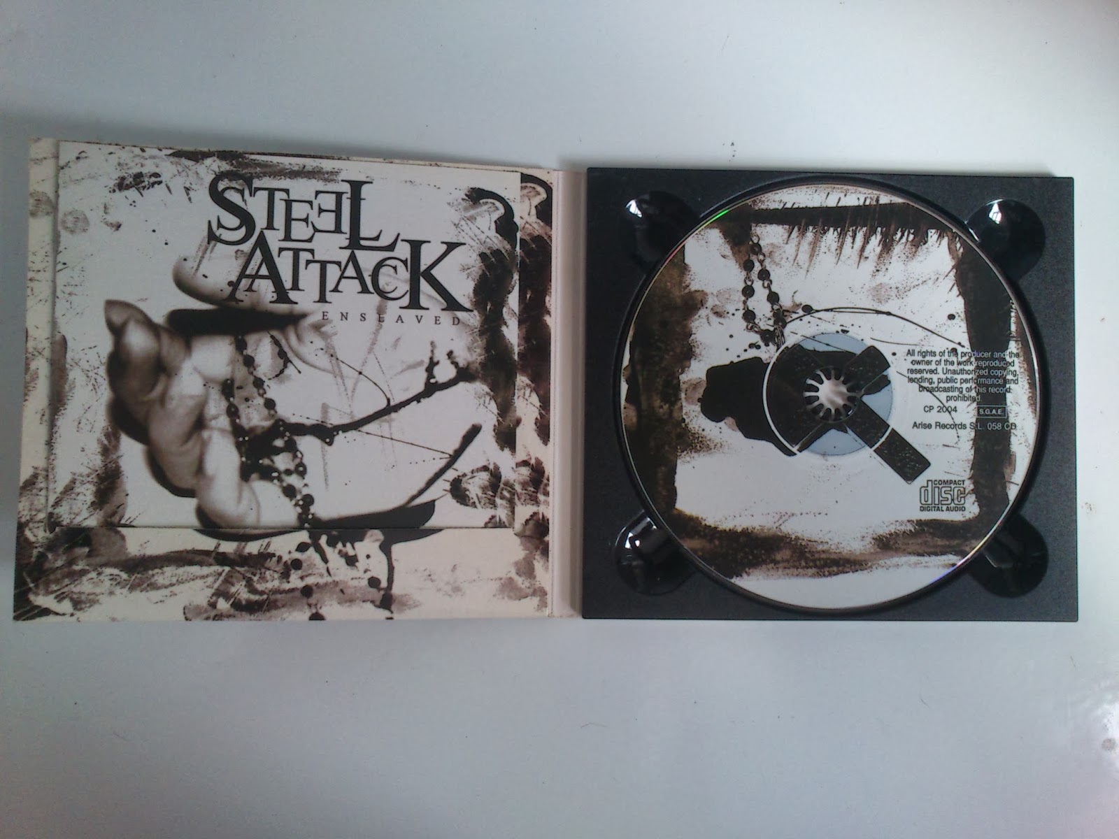 1266 STEEL ATTACK Enslaved 2004 JEBIMETAL DISCOS