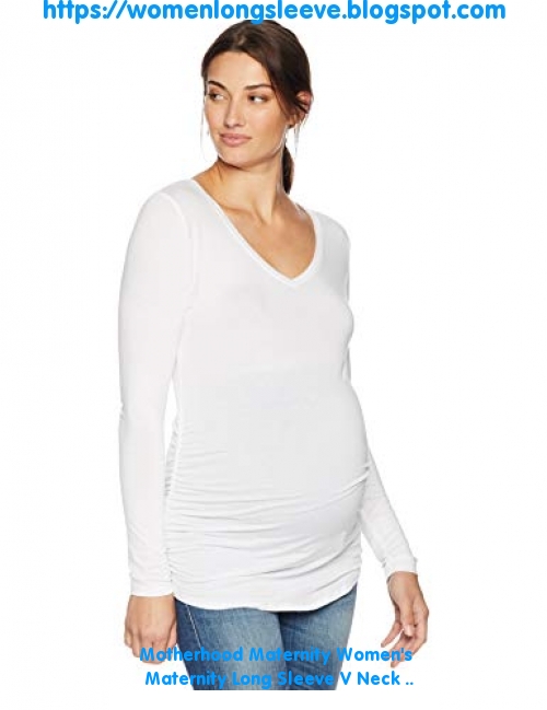 Where to buy Motherhood Maternity Women's Maternity Long Sleeve VNeck Side Ruched Tee Shirt