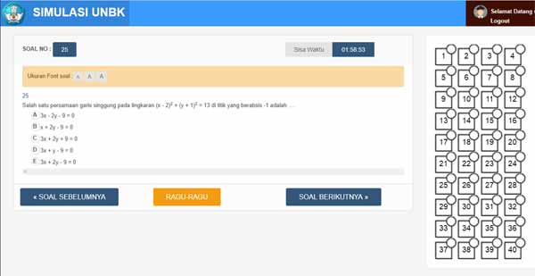 Aplikasi Online Simulasi UNBK dan USBN Tahun 2020 2020 Aplikasi Online Simulasi UNBK dan USBN Tahun 2020 2020