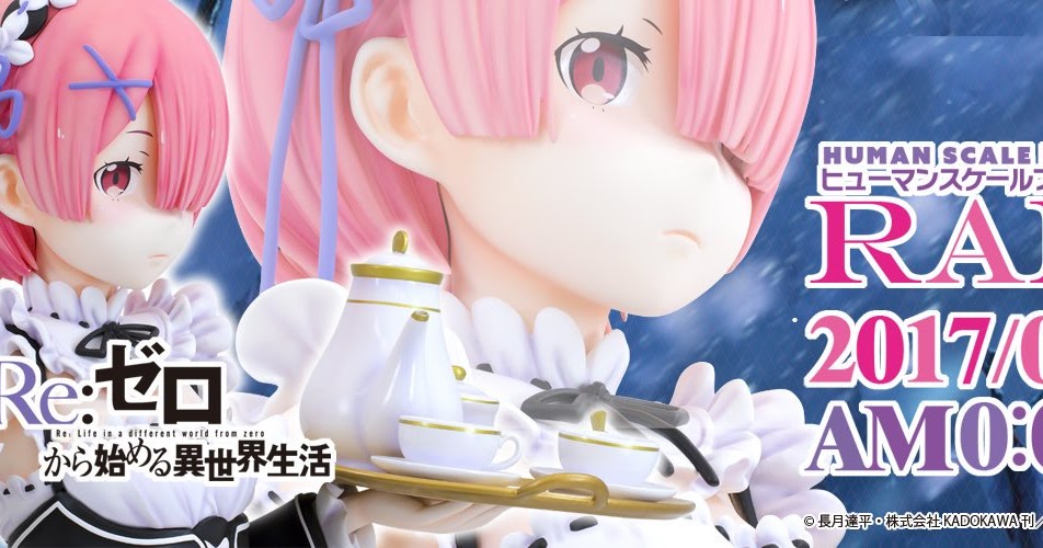 Rem! LifeSize Ram figure fron ReZero revealed TsubeteWA