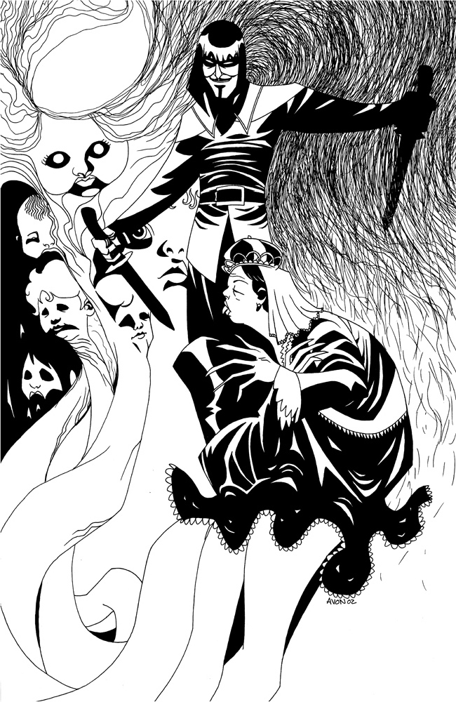 * ALAN MOORE WORLD * V by Michael Avon Oeming