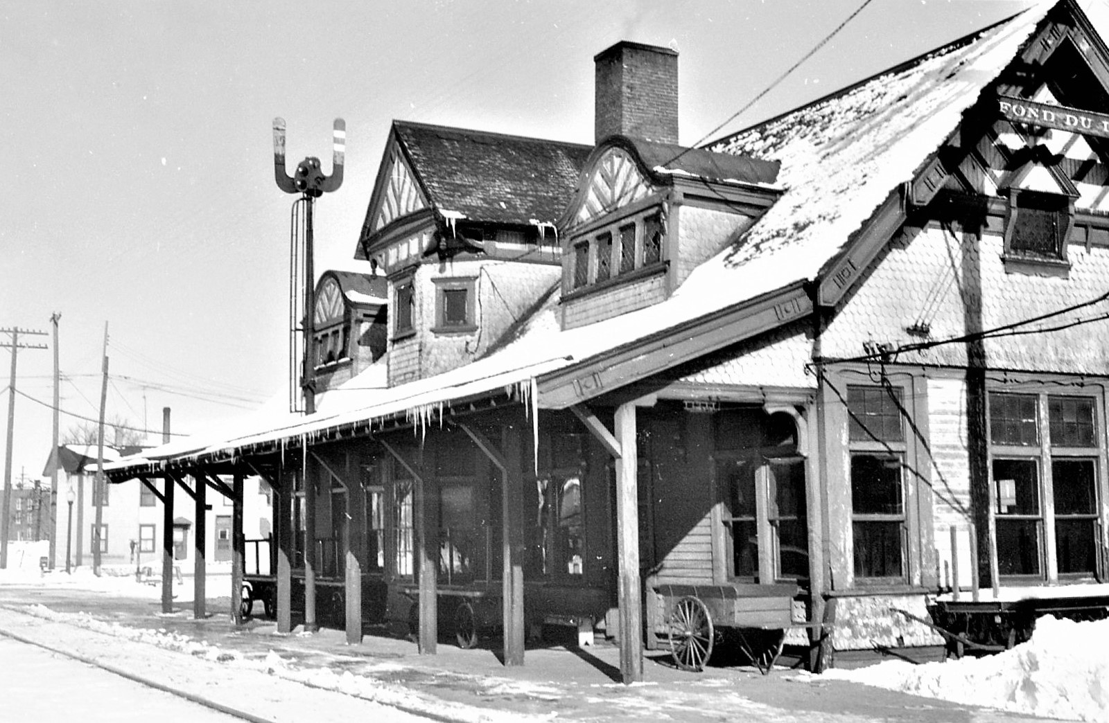 Just A Car Guy 1959 photos of the Fond Du Lac train station depot