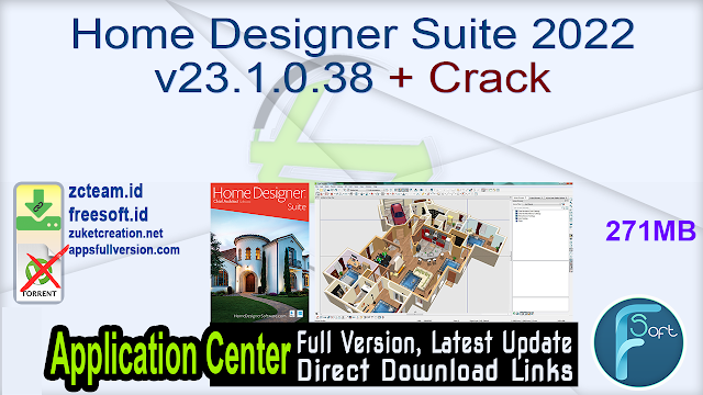 Home Designer Suite 2022 v23.1.0.38 + Crack_ ZcTeam.id