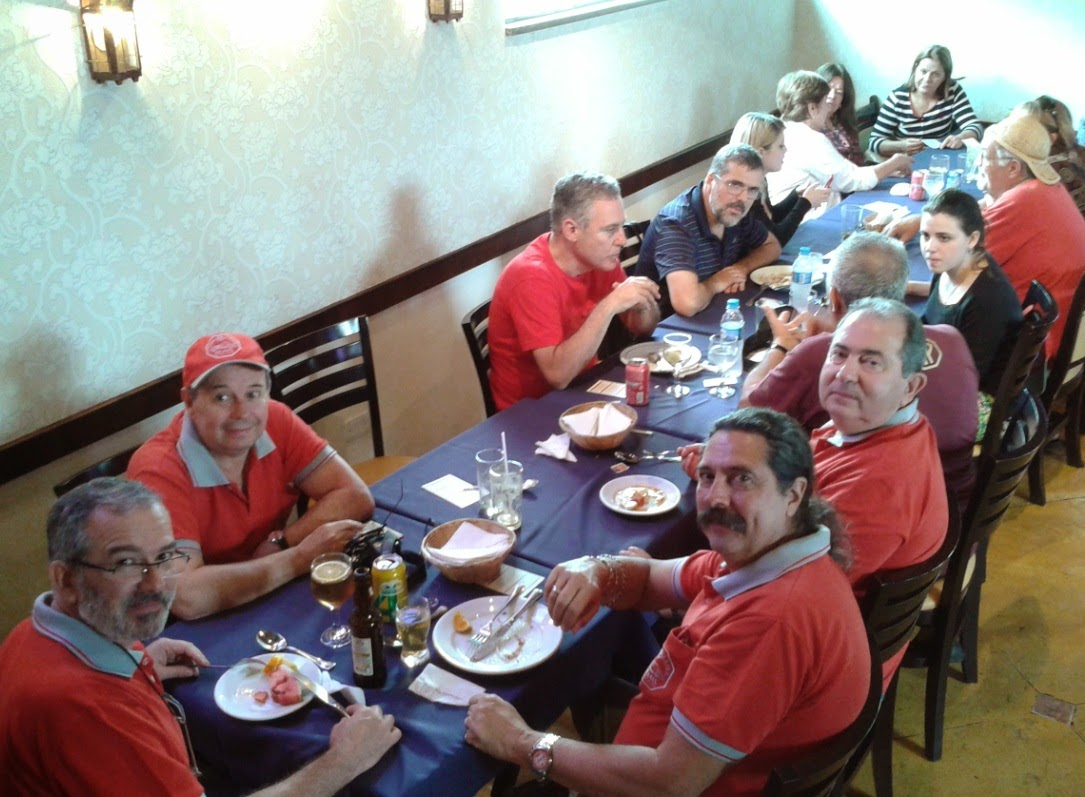 Membros do Clube MP Lafer Brasil almoçam em Santana de Parnaíba.