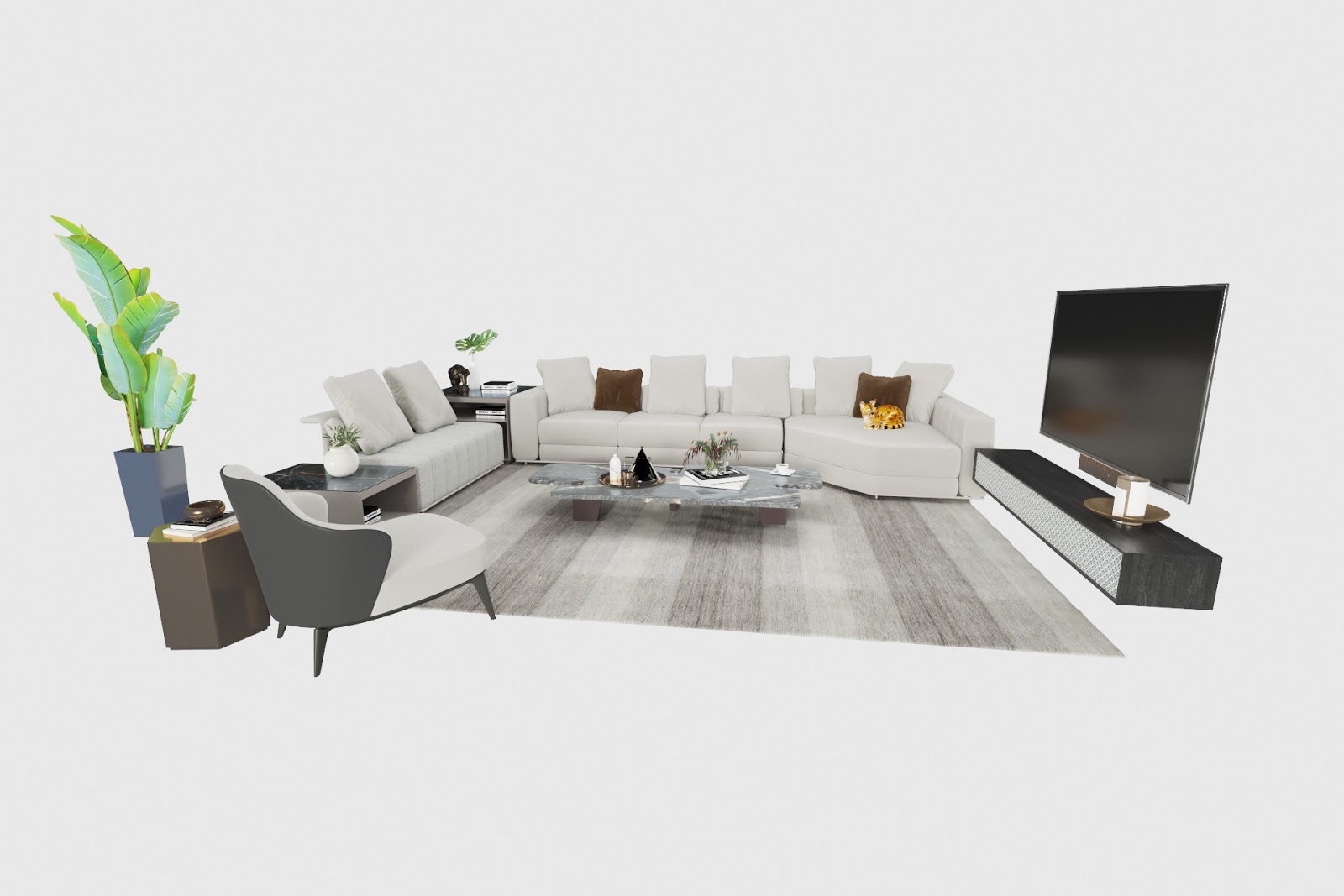 templates 3D: Living room