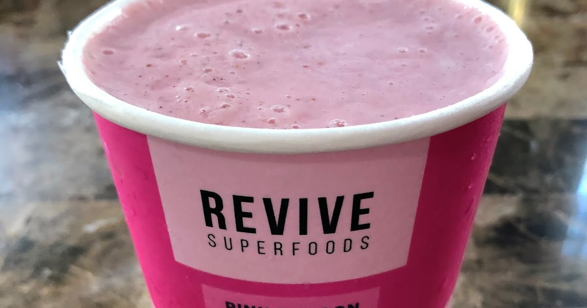 Revive Superfoods Smoothies Review Blue Skies for Me Please