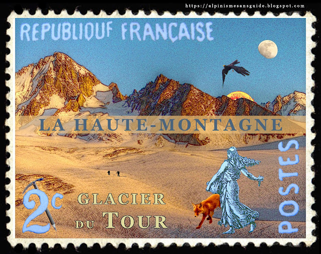 Timbre "La Haute-Montagne", Le glacier du Tour