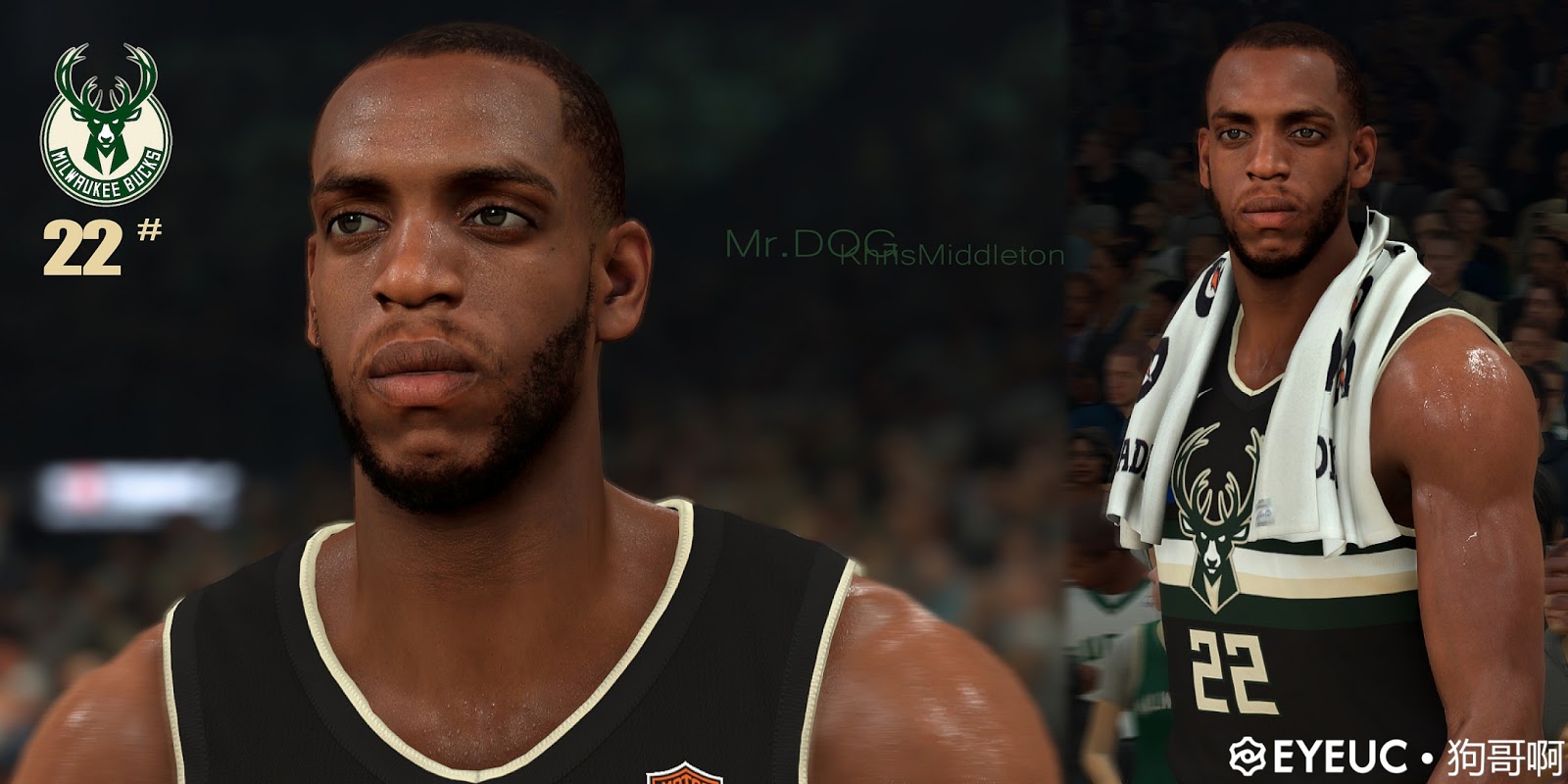 Khris Middleton Cyberface and Body Model V2.0 By Dog Khris Middleton Cyberface and Body Model V2.0 By Dog