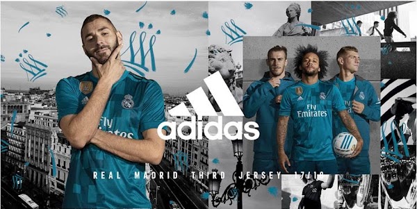 Adidas lanza la tercera equipación del Real Madrid para la temporada 2017/18