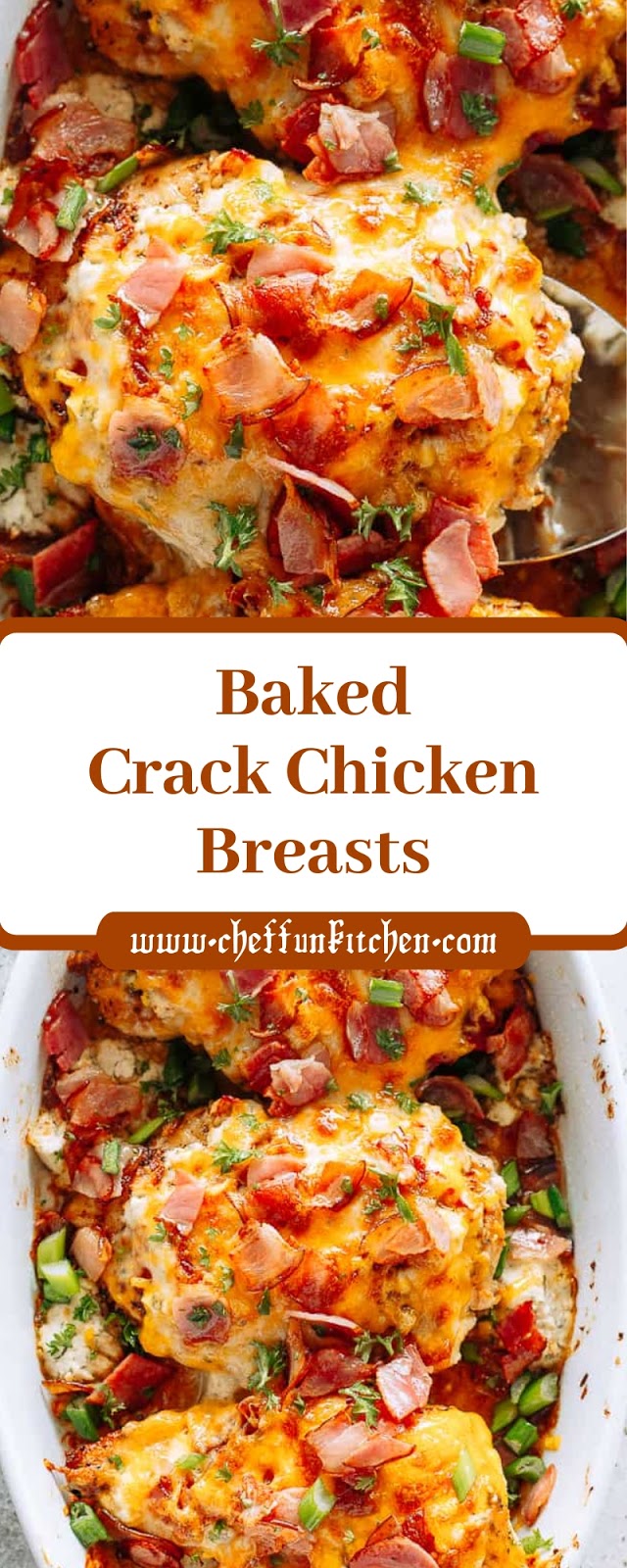 Baked Crack Chicken Breasts Baked Crack Chicken Breasts