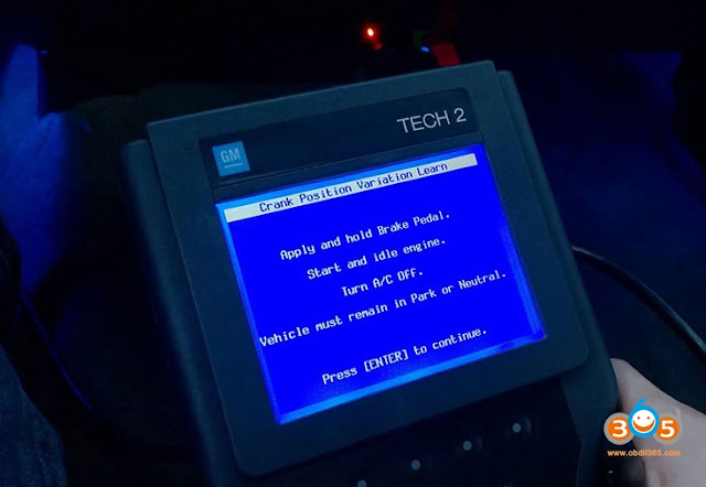 gm-tech2-Crankshaft Position Variation Learn -20