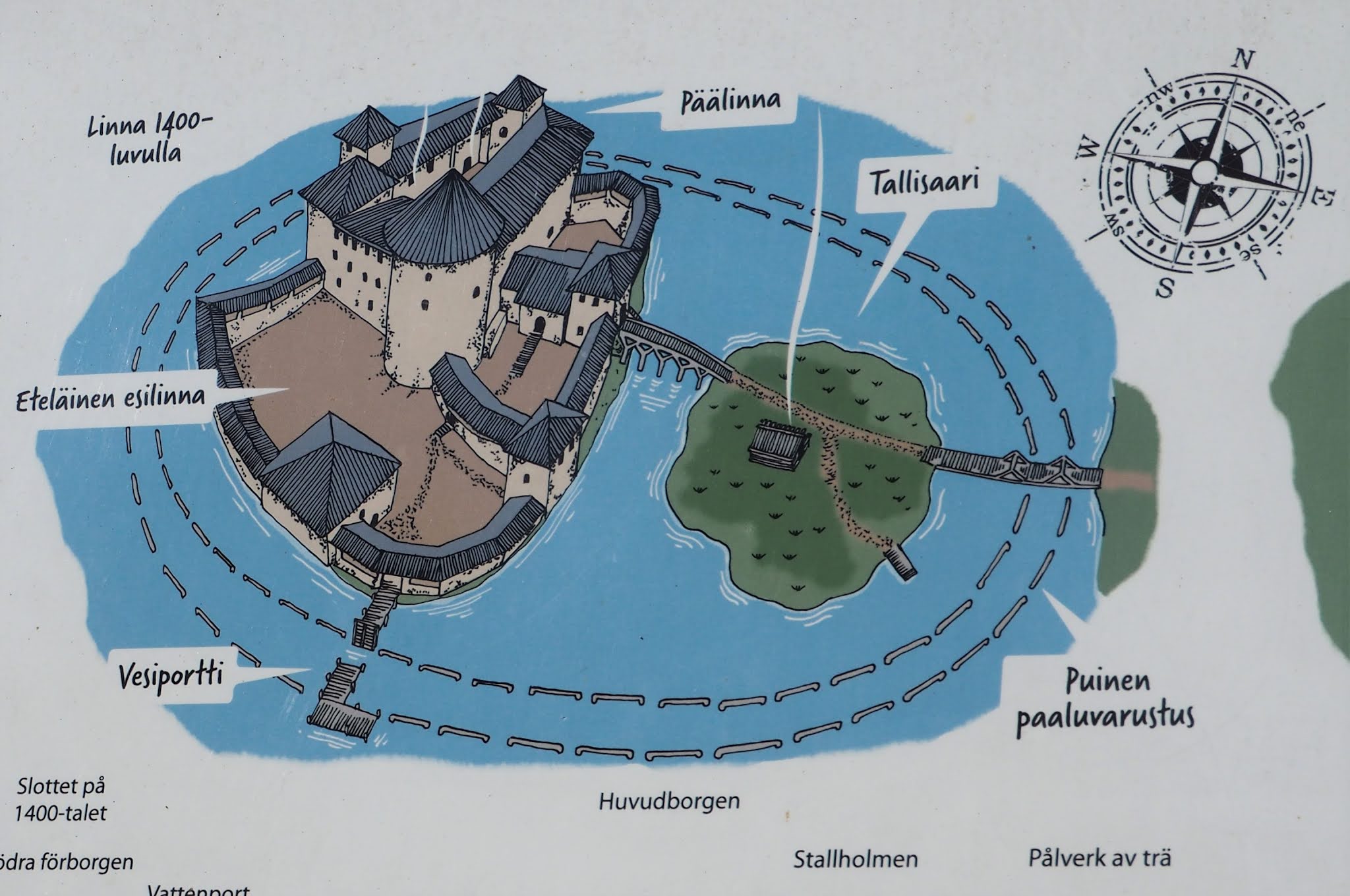 Raaseporin linna, Uudenmaan hallinnollinen keskus 1300-luvulta