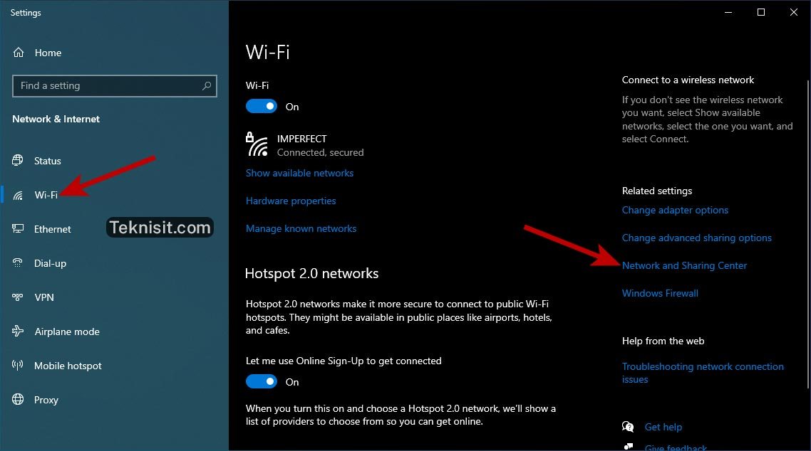 Cara Mengoneksi Wifi Ke Komputer / Cara Mirrorring Android ke PC