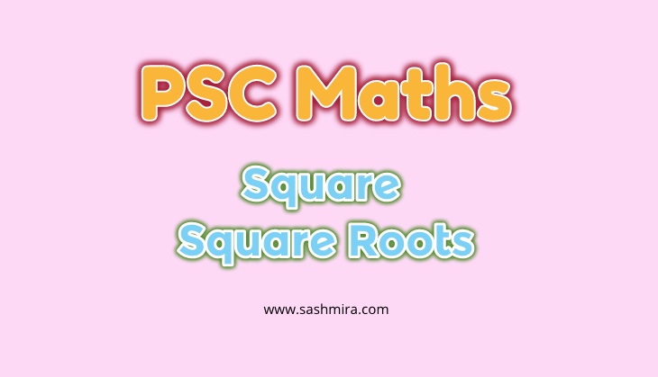 Maths Square & Square Roots