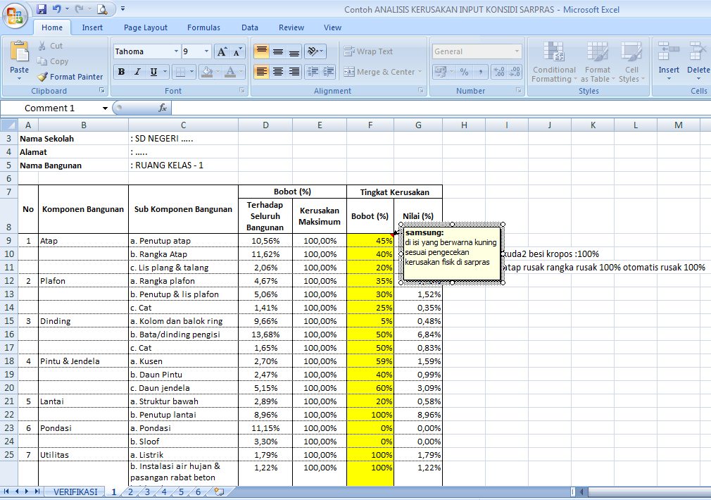 Form Input Kondisi Sarpras di Dapodik - Guru Giat