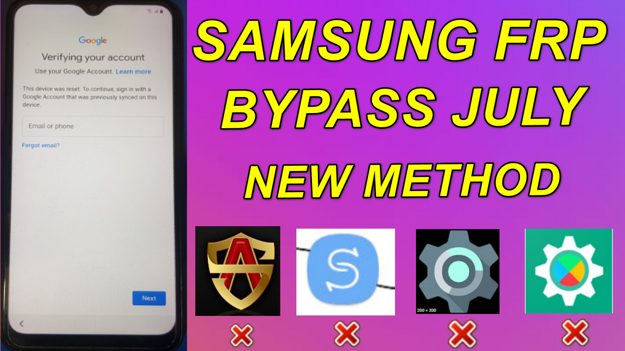 Samsung FRP Bypass July Patch Not Support Alliance Shield X-Smart