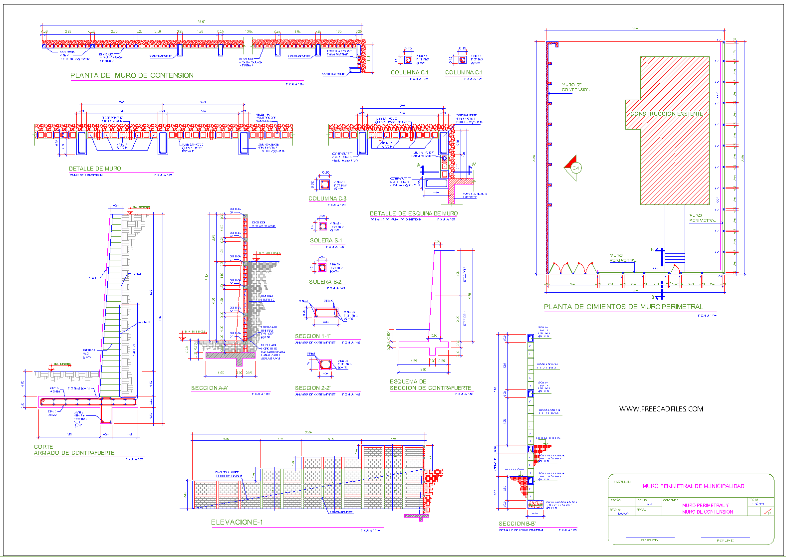 Retaining Wall Design Autocad Details Fantasticeng