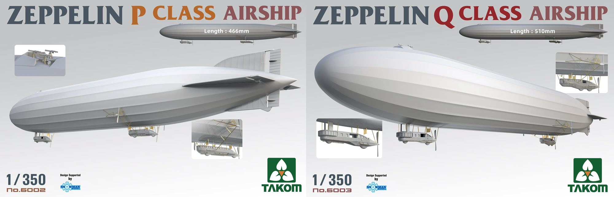 Takom 6002 1/350 Zeppelin P Class Airship sites.unimi.it