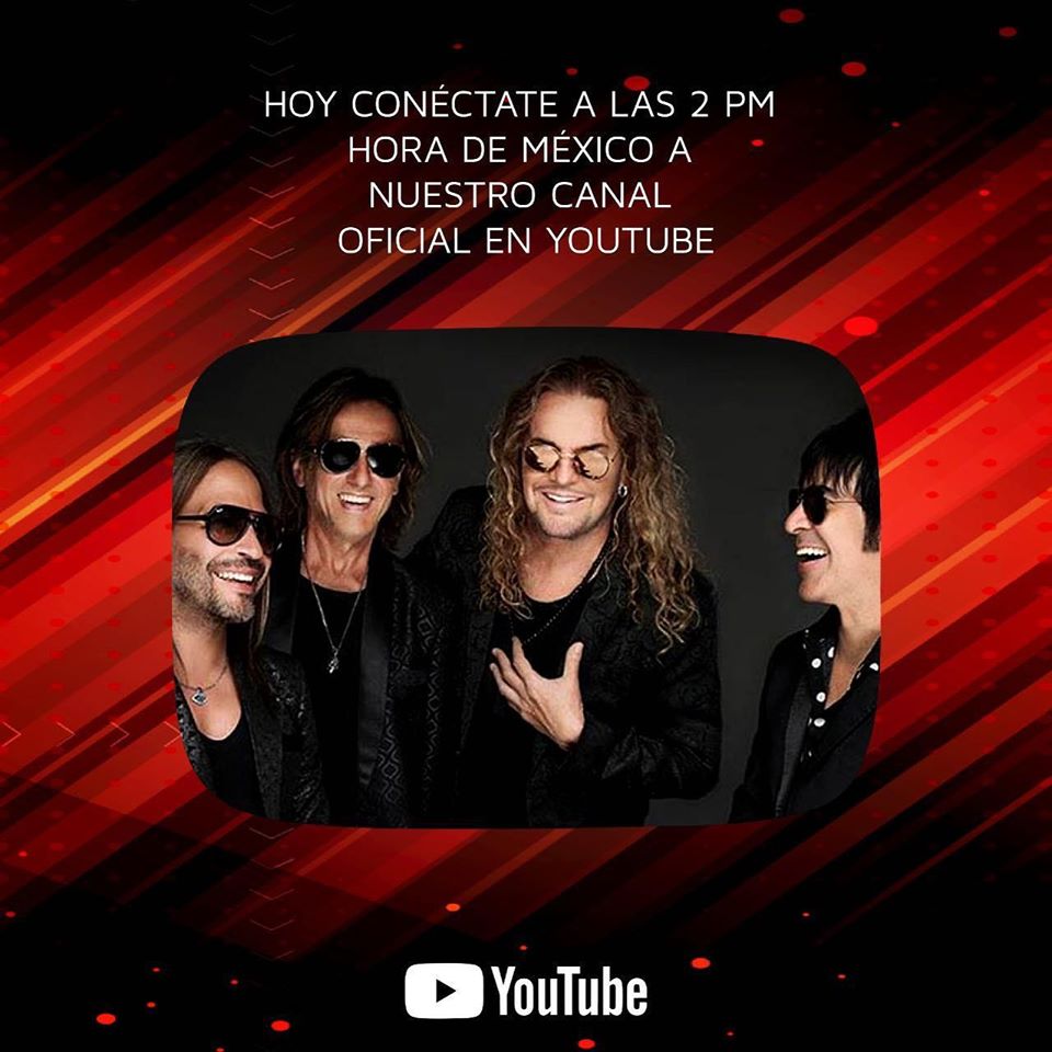 Maná en concierto online en su canal de Youtube Revista Q Planes