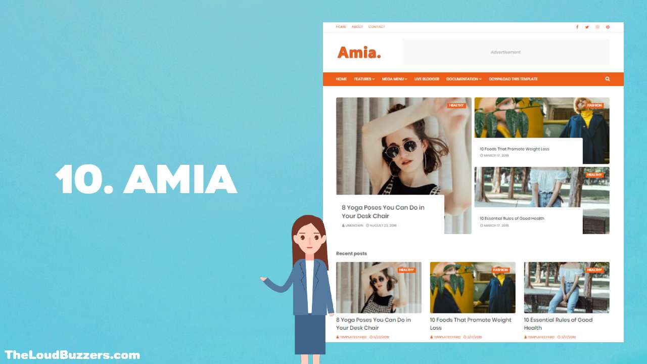 Amia Blogger Template Amia Blogger Template