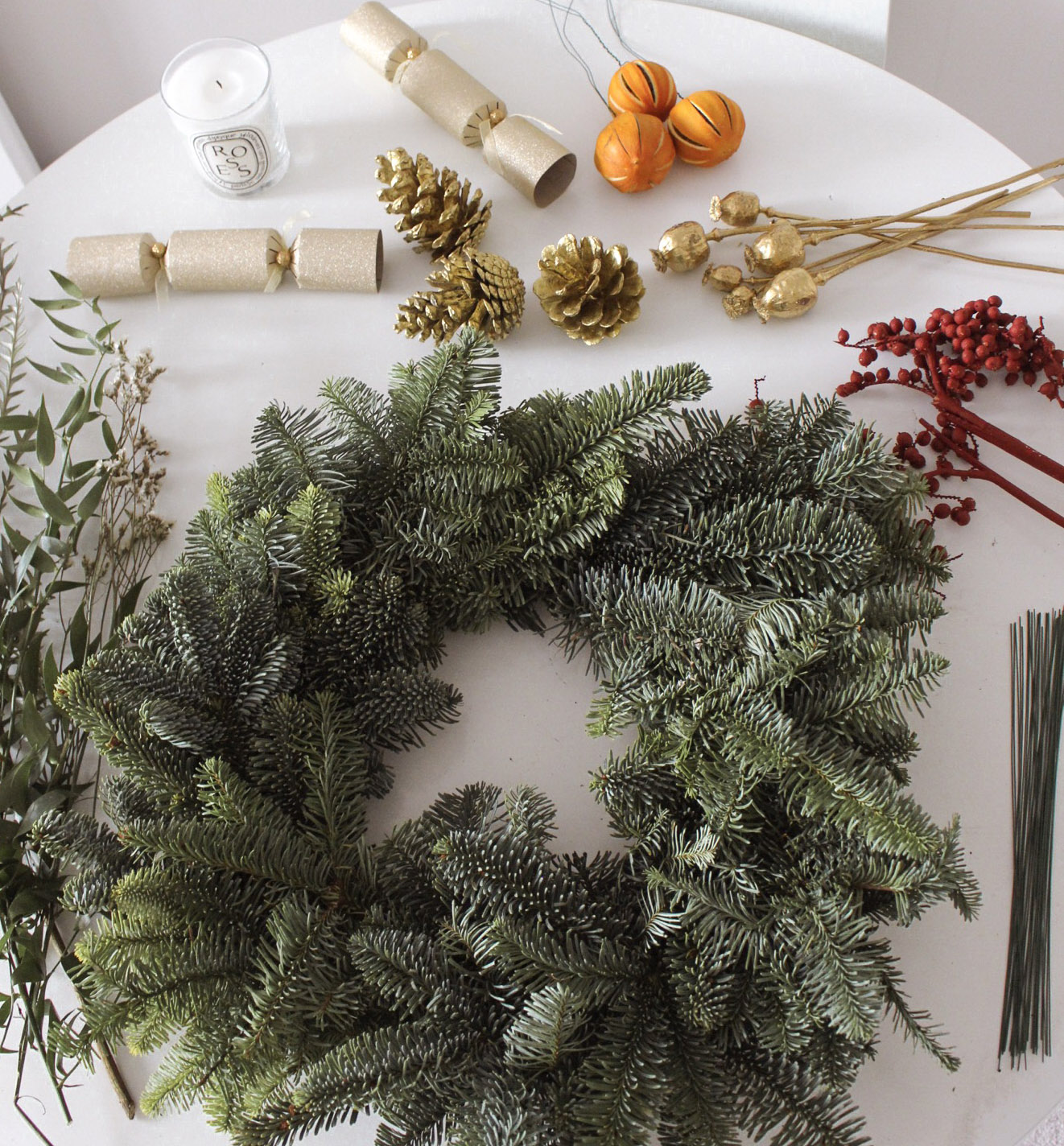 christmas wreath kit