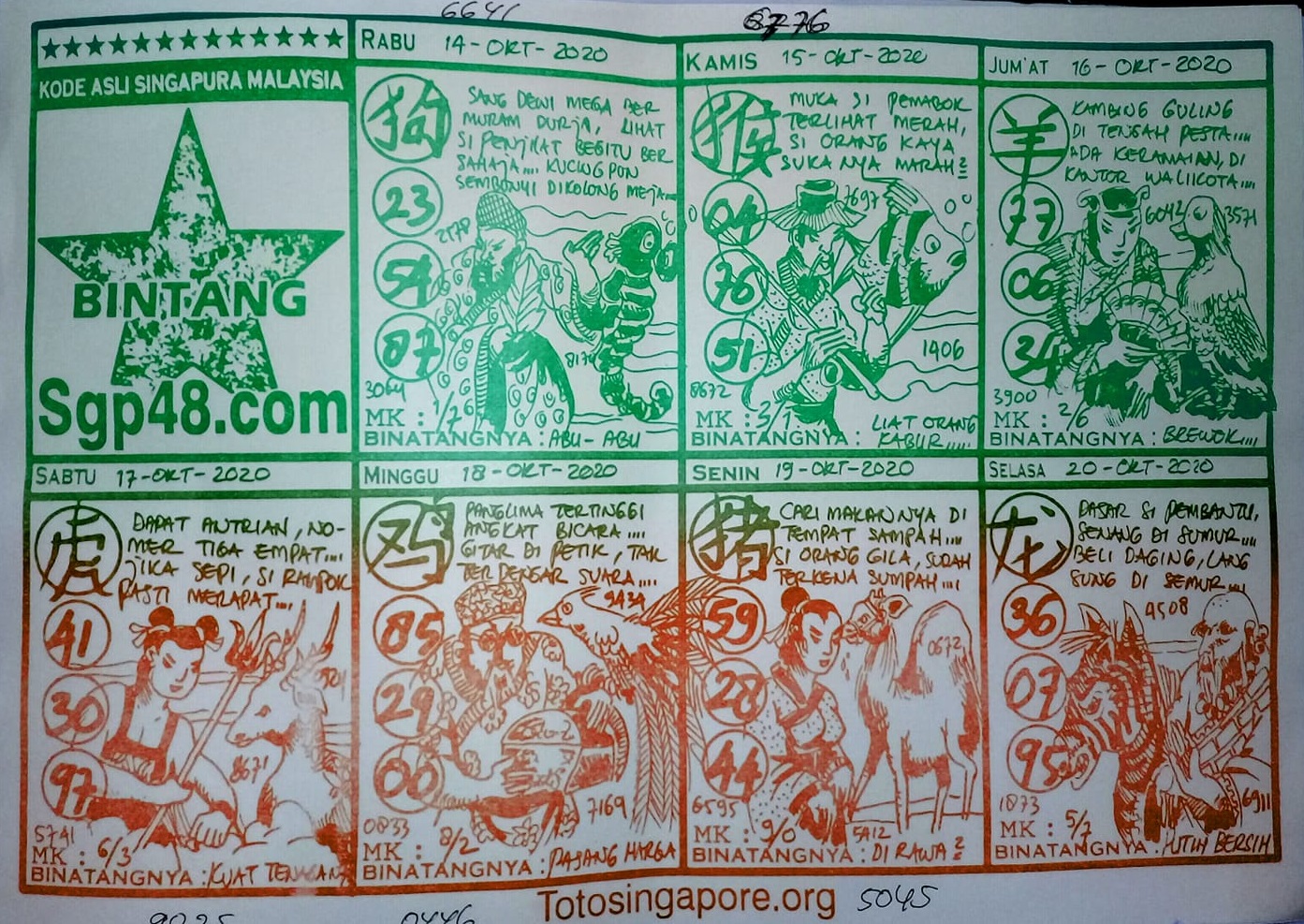 Syair Togel Singapore 19 Oktober 2020. Syair Terlengkap hari ini