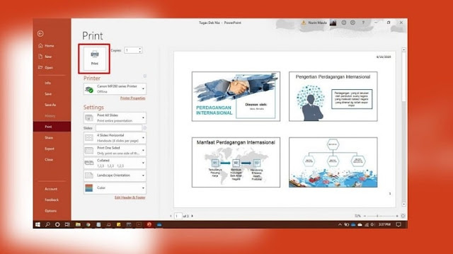 Print Power Point Bolak Balik