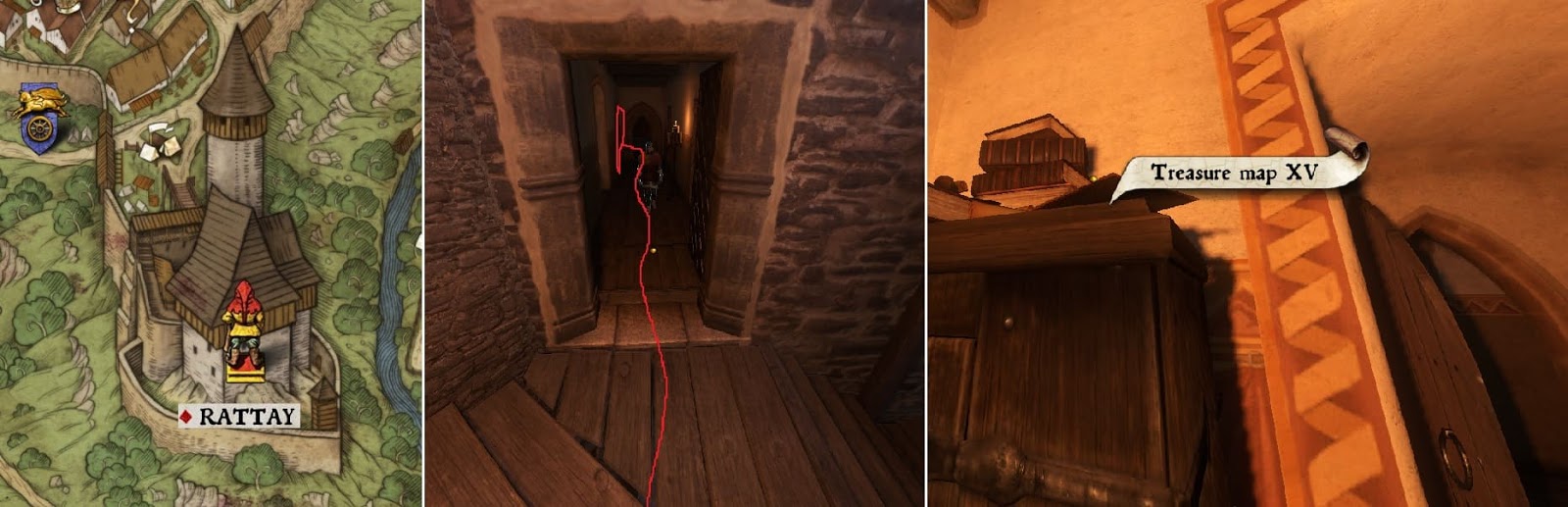 킹덤 컴 보물지도 공략 / 보물 사냥꾼 헨리의 모험 / KCD Treasure Map locations