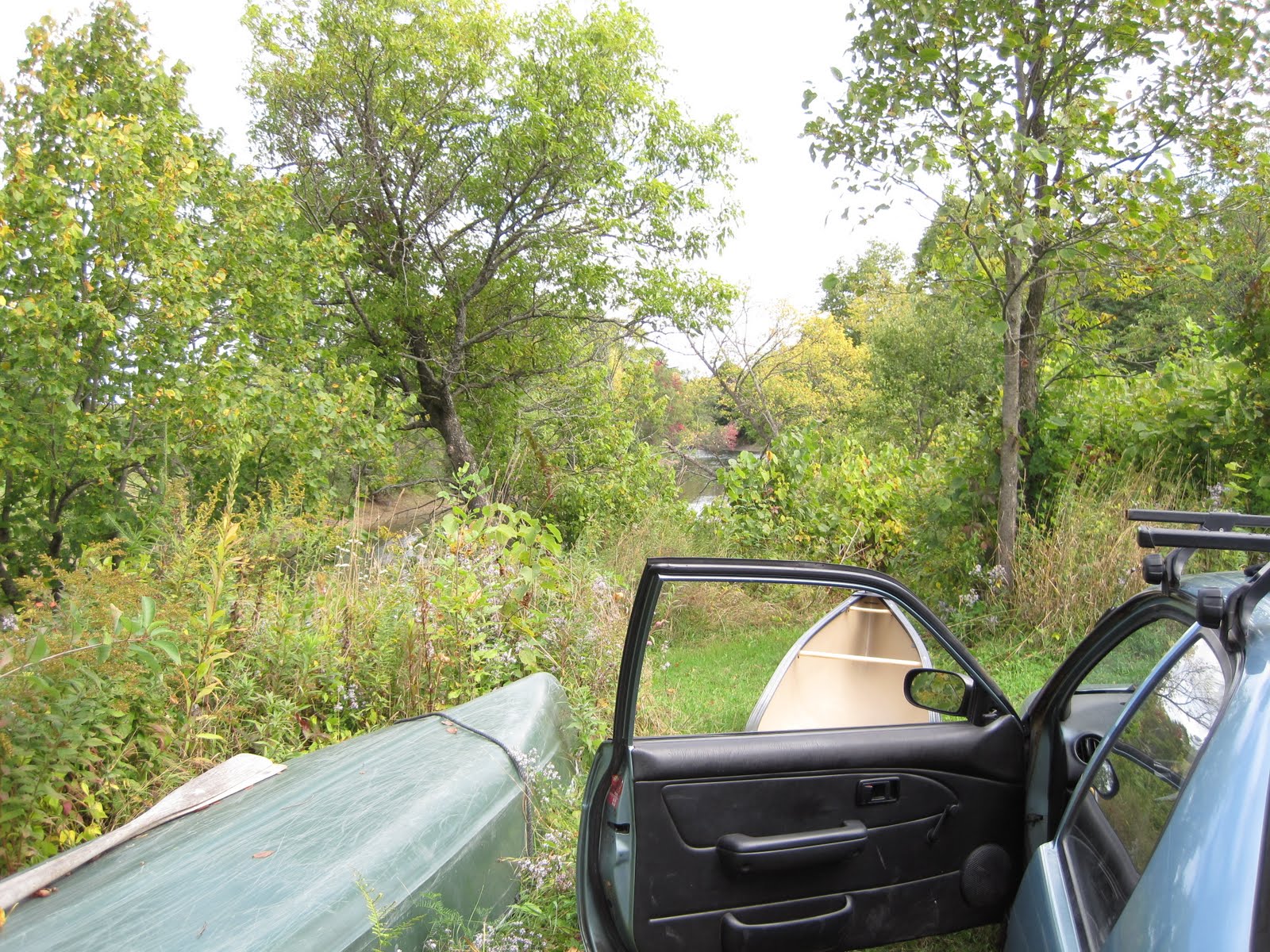 Canoeing around Montreal, Quebec and Ontario Canoeing the Petite Riviere Rouge and Riviere