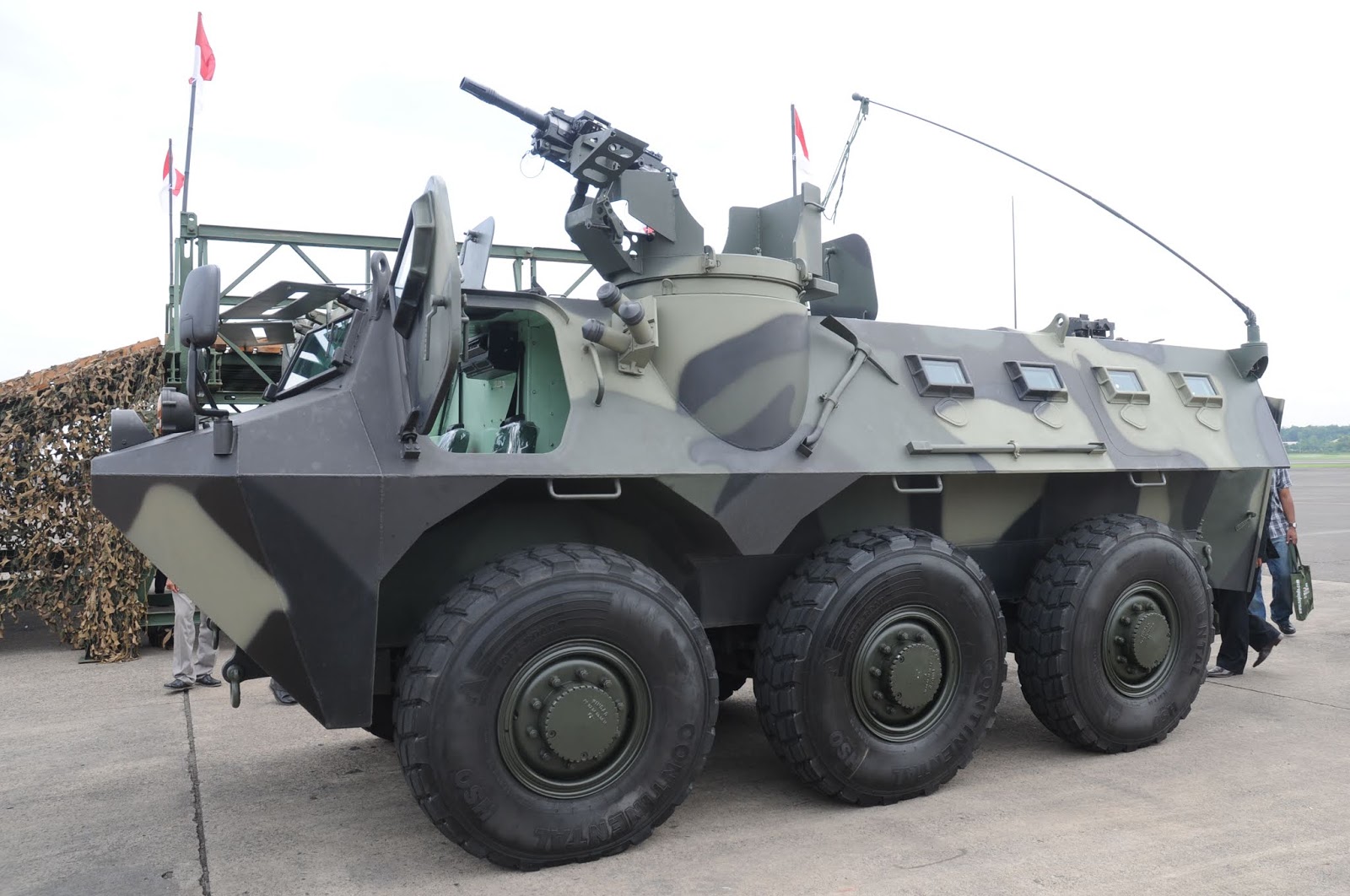 Indonesian APS3 Panser Anoa 6x6 Armored Personnel Carrier for the