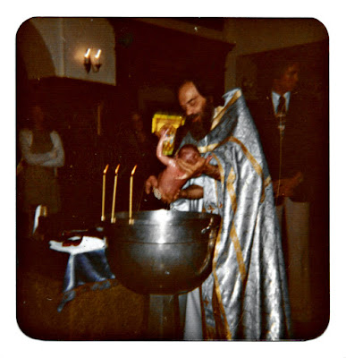 Russian Orthodox Baptism at Holy Trinity Cathedral in San Francisco in 1976