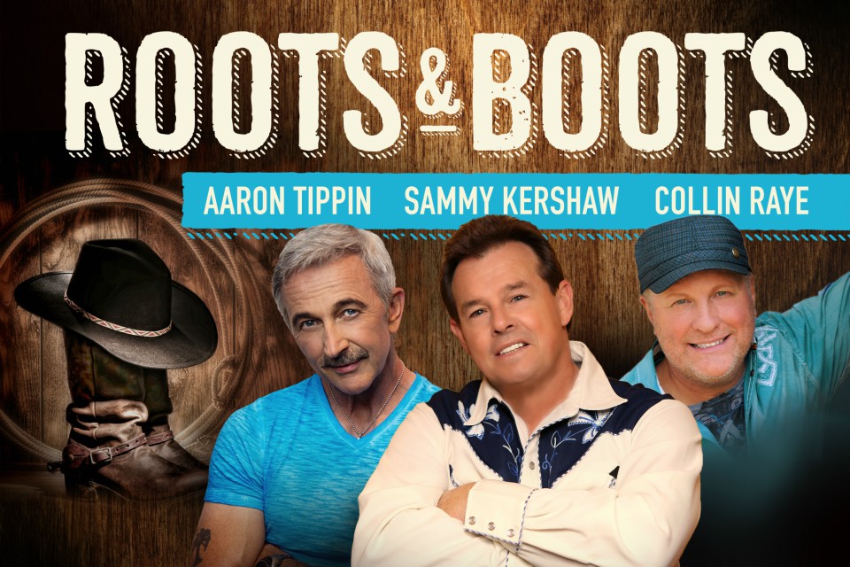 Aaron TIppin, Sammy Kershaw, and Collin Raye bring Roots & Boots Tour