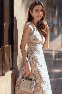 Hoa hậu Huỳnh Vy gợi ý đầm xinh xuống phố