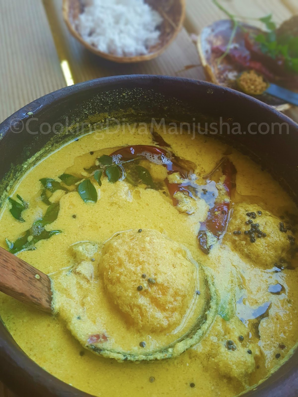 Mambazha pulissery recipeSweet and sour Mango Yogurt curry Kerala style